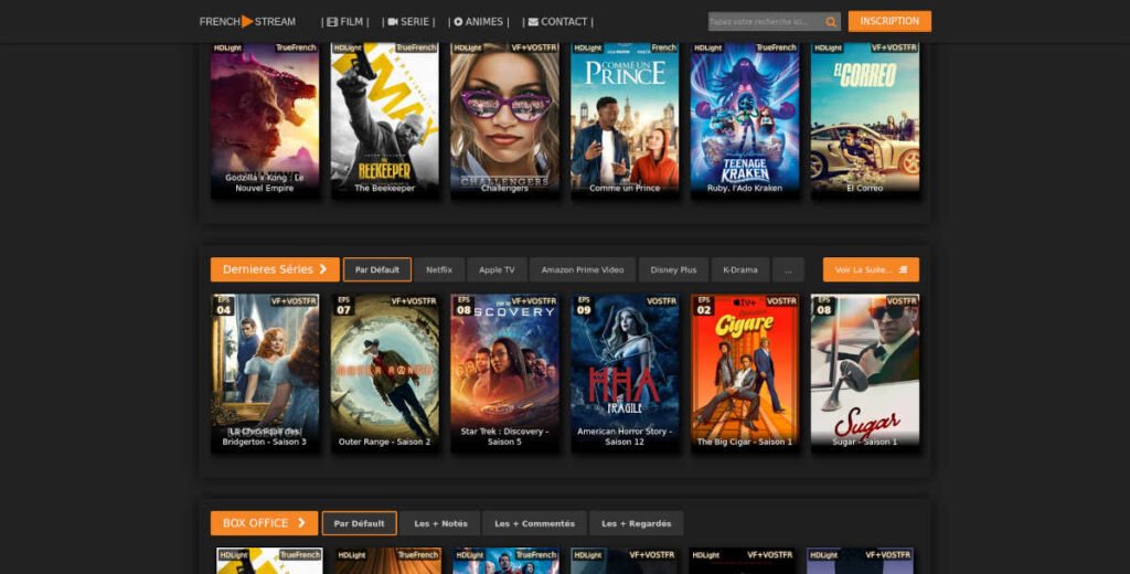 French Stream nouvelle adresse du site en 2024