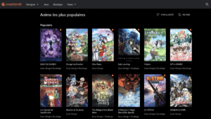 Plateformes pour regarder les animés en streaming